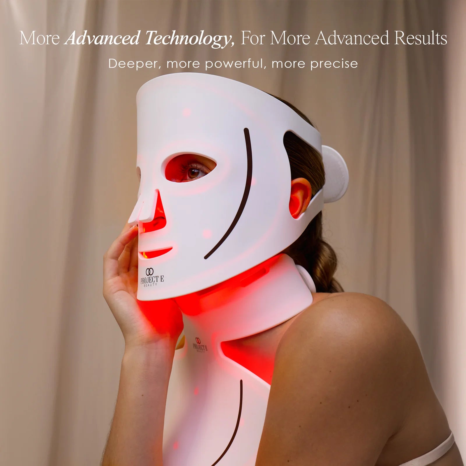 Pro LED Red Light Therapy Face & Neck Mask