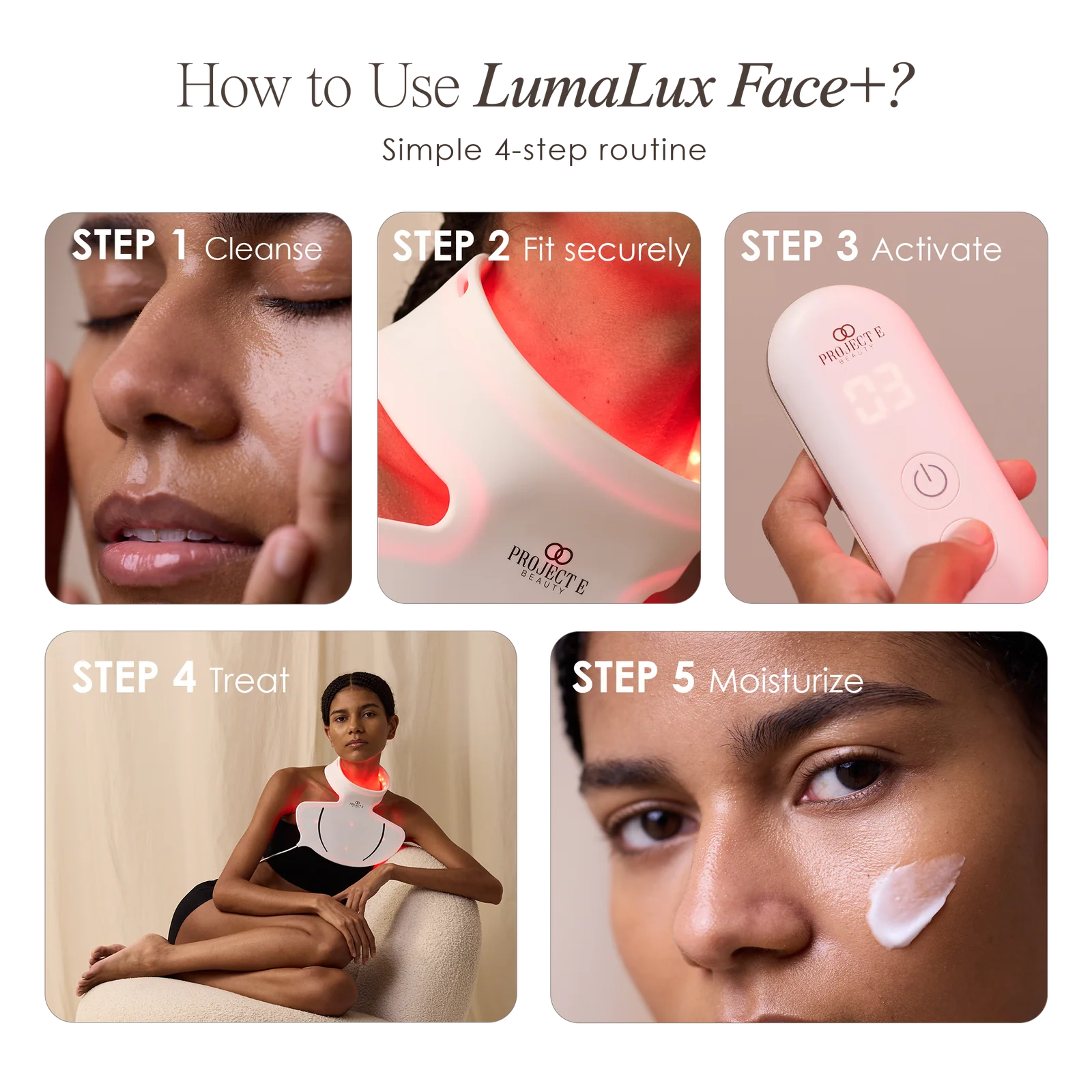 Pro LED Red Light Therapy Neck Mask