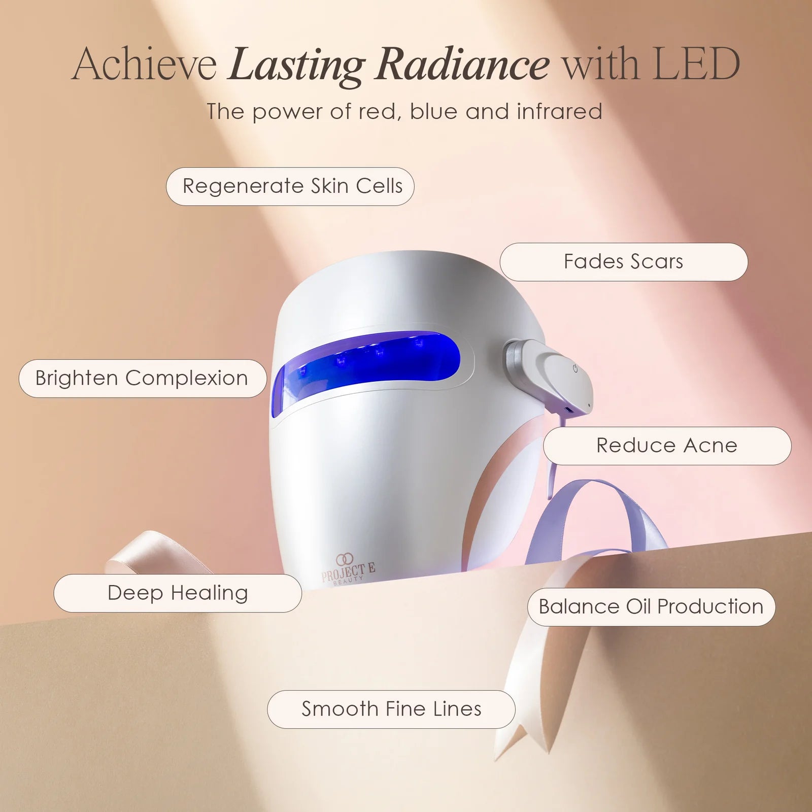 LED Red Light Therapy Face Mask