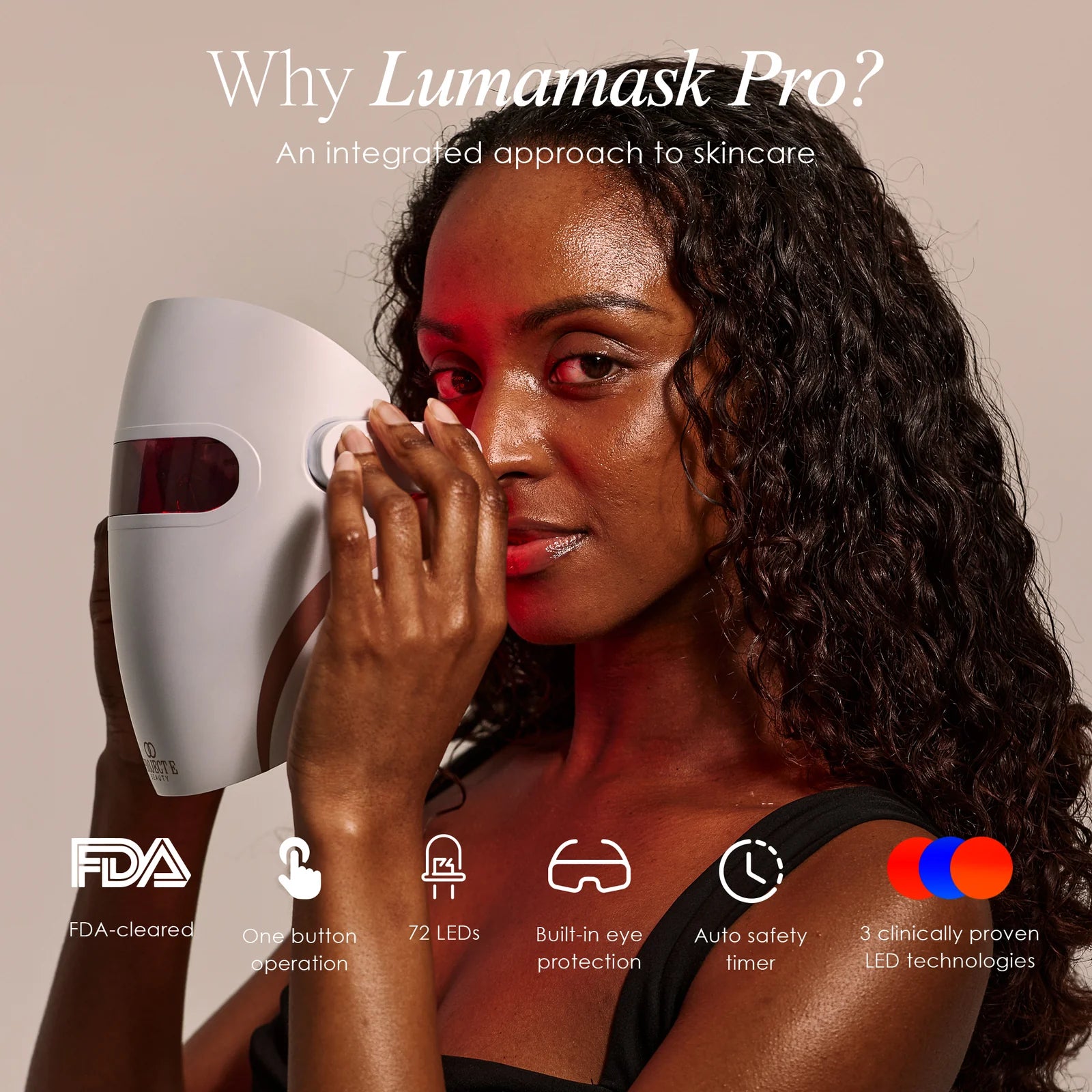 LED Red Light Therapy Face Mask